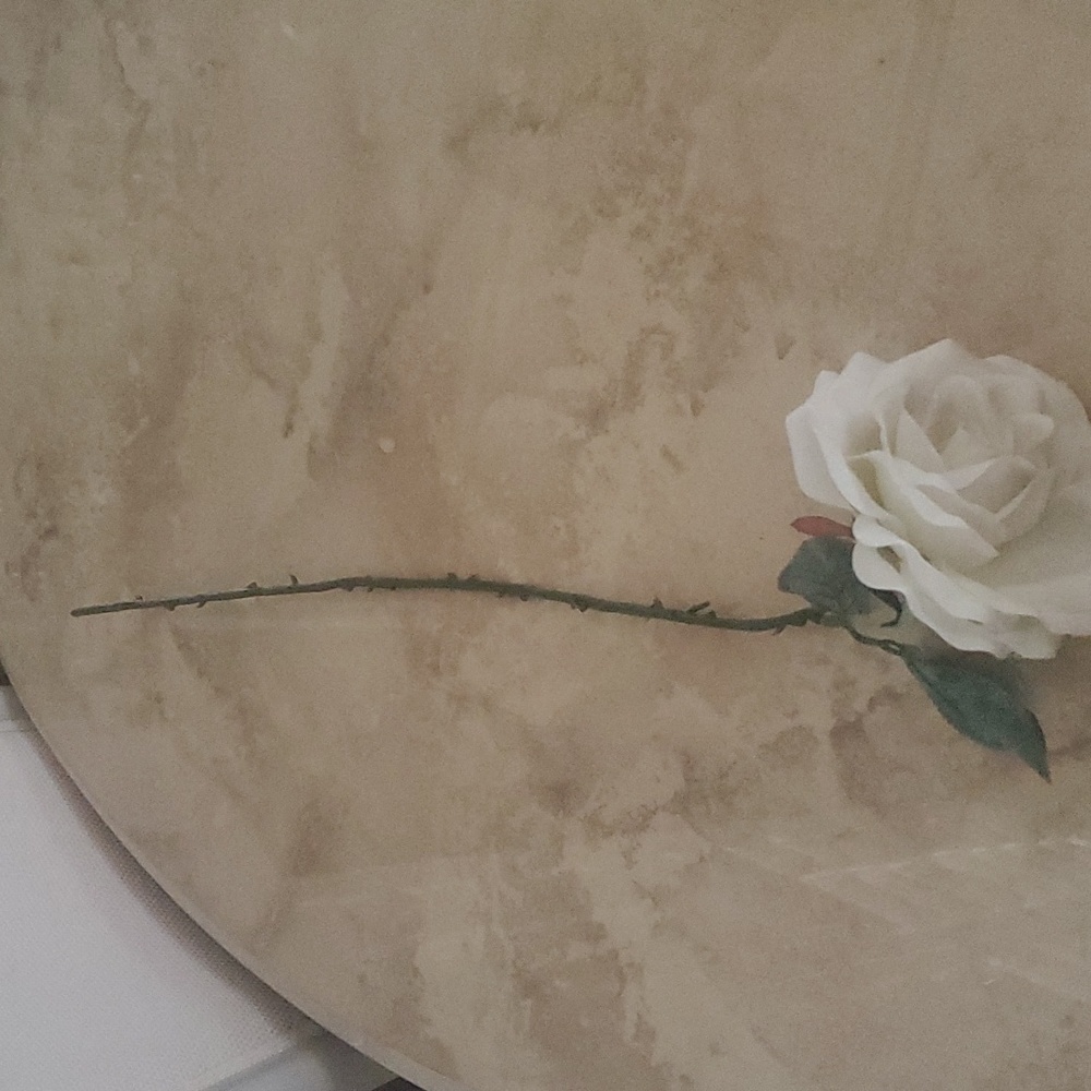 **SALE**Faux White Rose